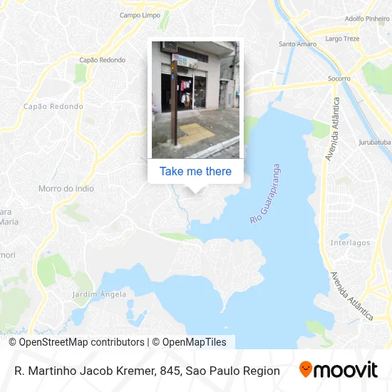 R. Martinho Jacob Kremer, 845 map