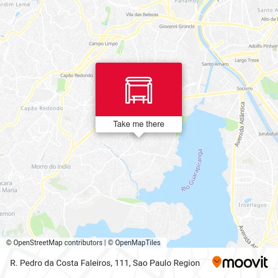 R. Pedro da Costa Faleiros, 111 map