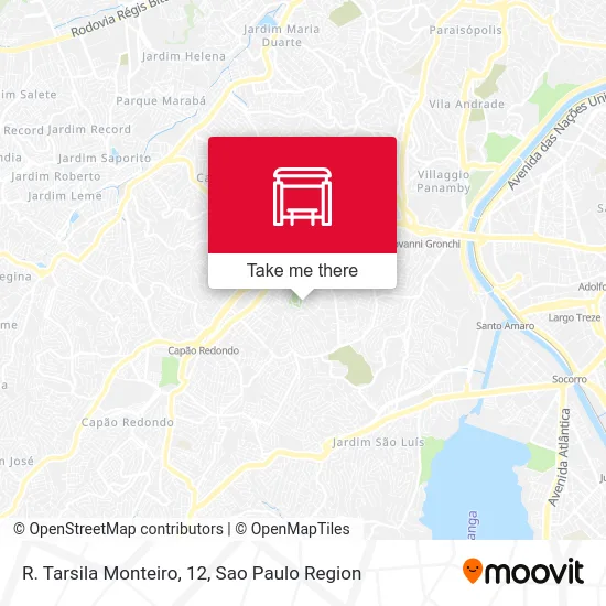 R. Tarsila Monteiro, 12 map