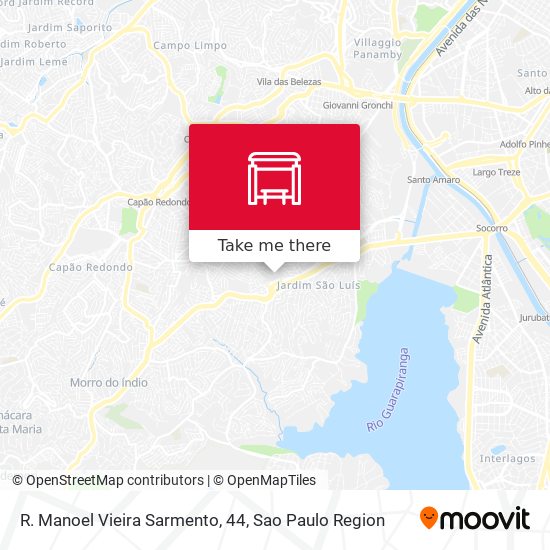 R. Manoel Vieira Sarmento, 44 map