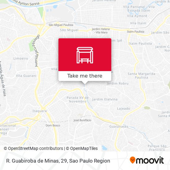 R. Guabiroba de Minas, 29 map