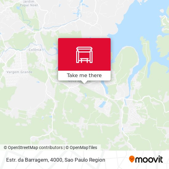 Estr. da Barragem, 4000 map