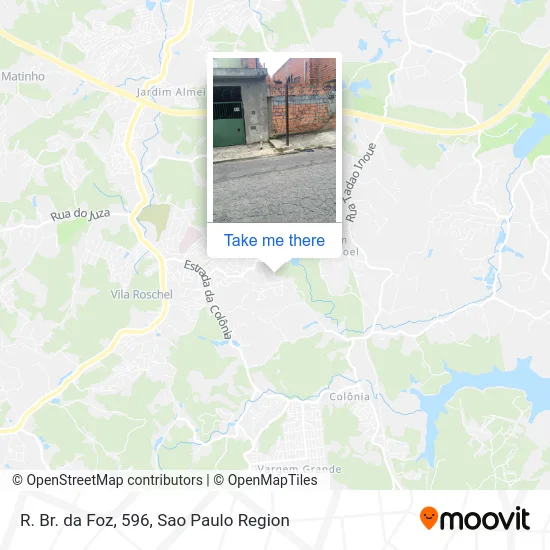 R. Br. da Foz, 596 map