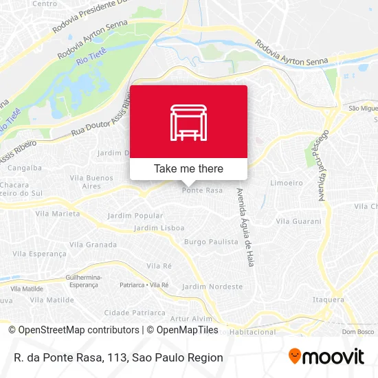 R. da Ponte Rasa, 113 map