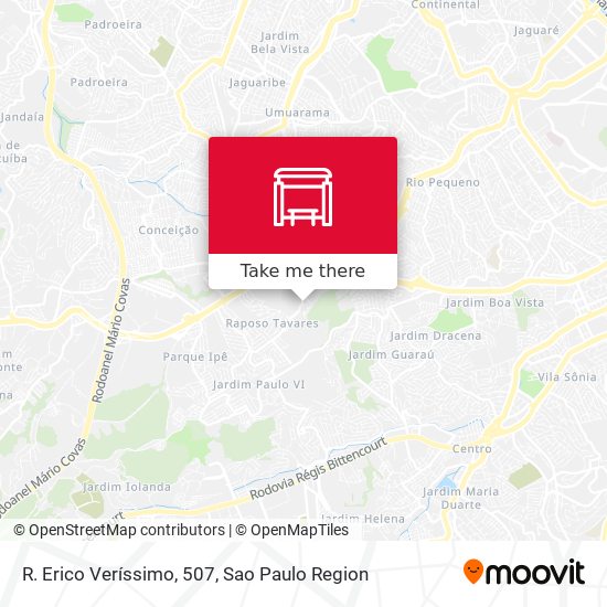 R. Erico Veríssimo, 507 map