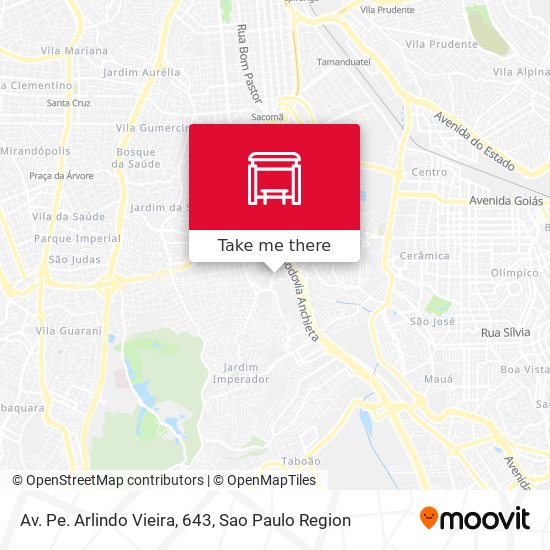Av. Pe. Arlindo Vieira, 643 map