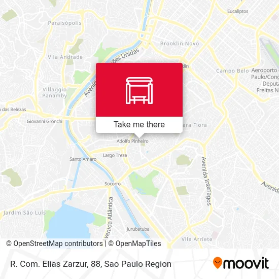 R. Com. Elias Zarzur, 88 map