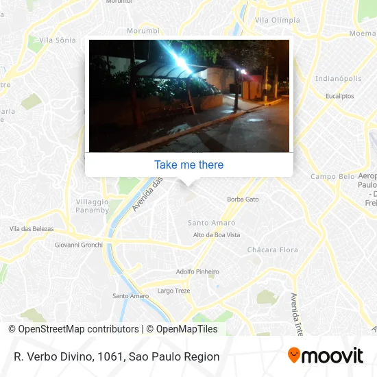 R. Verbo Divino, 1061 map