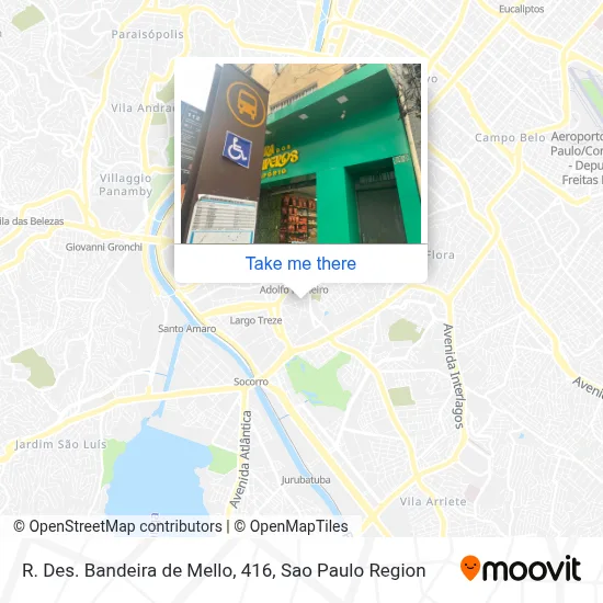 R. Des. Bandeira de Mello, 416 map