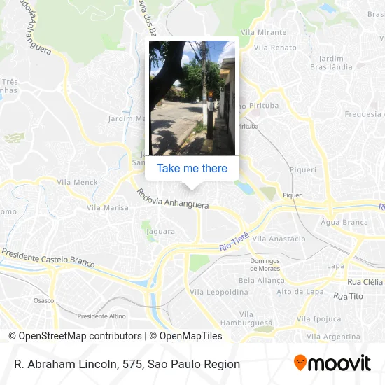 R. Abraham Lincoln, 575 map