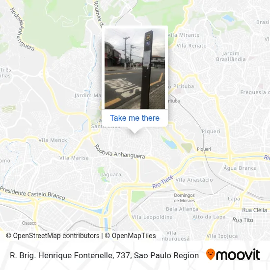 R. Brig. Henrique Fontenelle, 737 map