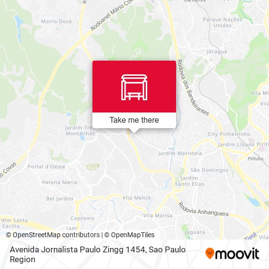 Mapa Avenida Jornalista Paulo Zingg 1454