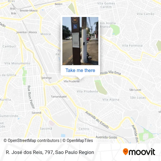 R. José dos Reis, 797 map