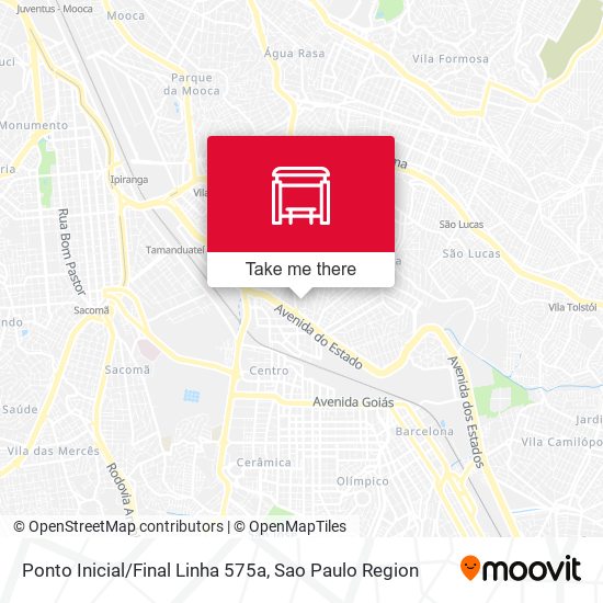 Ponto Inicial/Final Linha 575a map