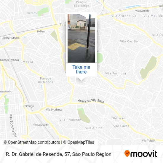 R. Dr. Gabriel de Resende, 57 map