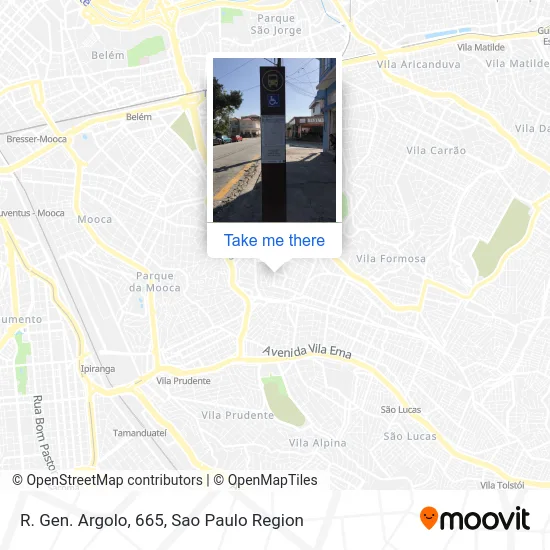 R. Gen. Argolo, 665 map