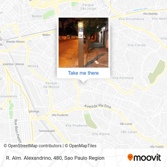 R. Alm. Alexandrino, 480 map