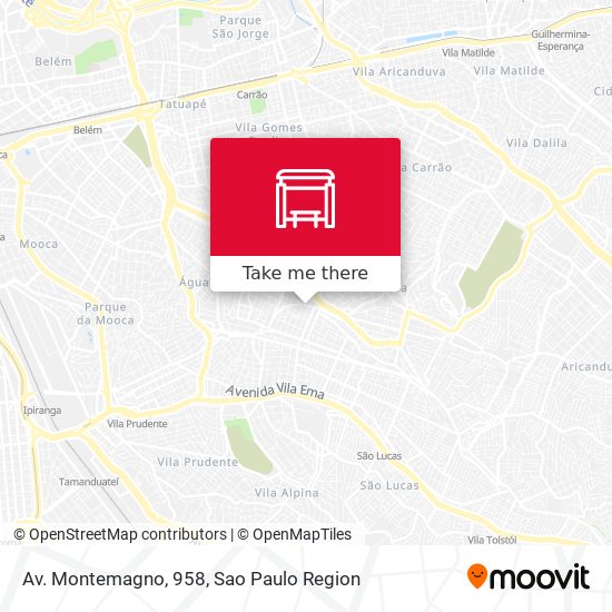 Mapa Av. Montemagno, 958