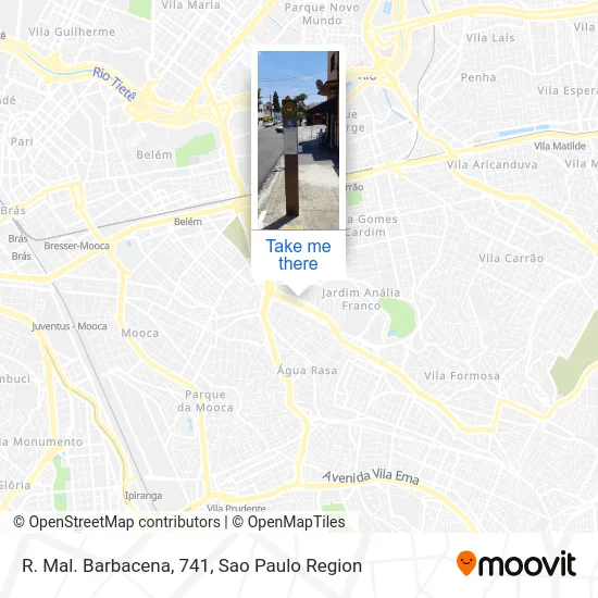 R. Mal. Barbacena, 741 map