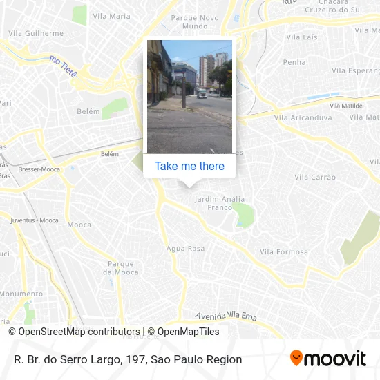 R. Br. do Serro Largo, 197 map