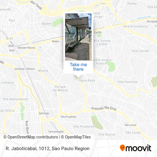 R. Jaboticabal, 1012 map