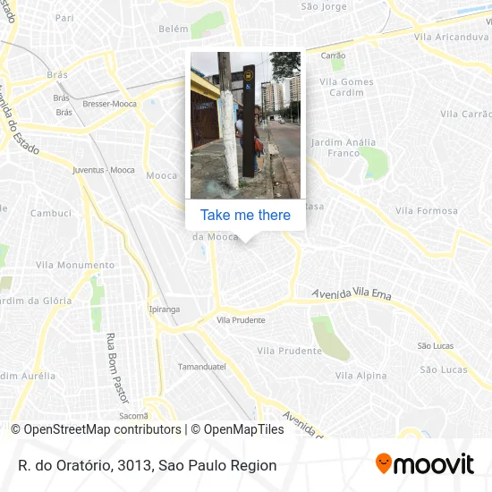 R. do Oratório, 3013 map