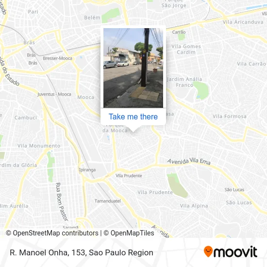 R. Manoel Onha, 153 map