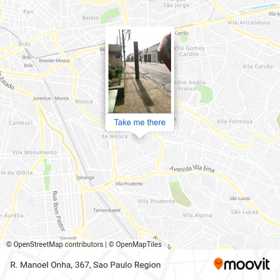 R. Manoel Onha, 367 map