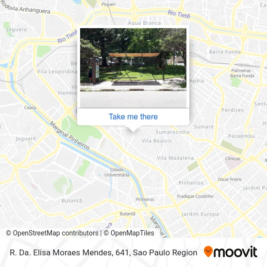 R. Da. Elisa Moraes Mendes, 641 map