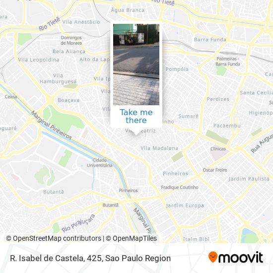 R. Isabel de Castela, 425 map