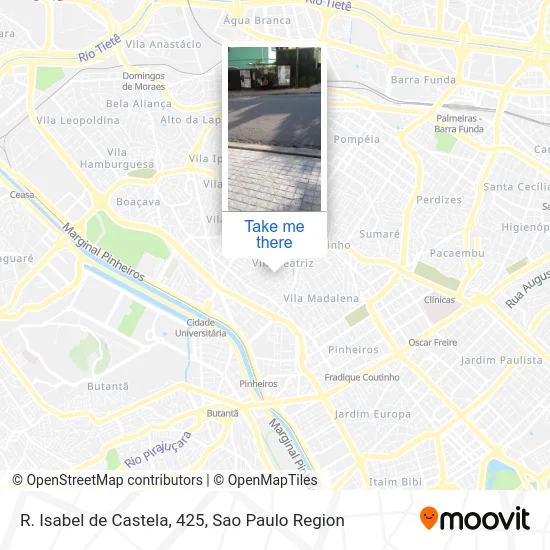 R. Isabel de Castela, 425 map