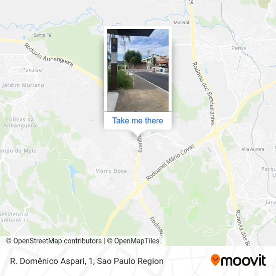 R. Domênico Aspari, 1 map