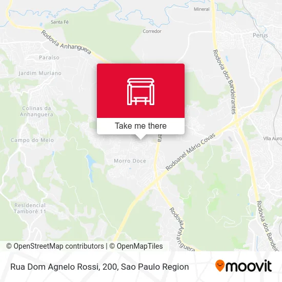 Rua Dom Agnelo Rossi, 200 map