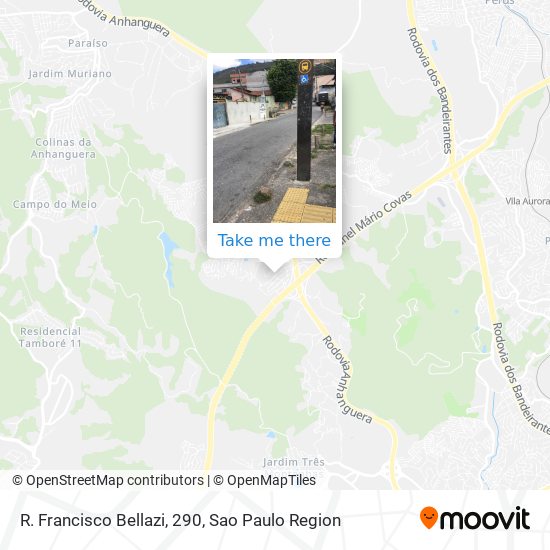 R. Francisco Bellazi, 290 map