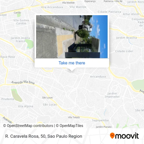 R. Caravela Rosa, 50 map