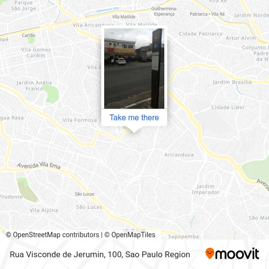 Rua Visconde de Jerumin, 100 map