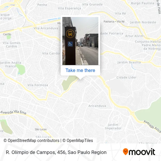 R. Olímpio de Campos, 456 map