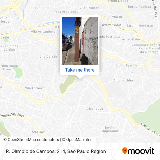 R. Olímpio de Campos, 214 map