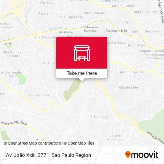 Av. João Xxiii, 2771 map