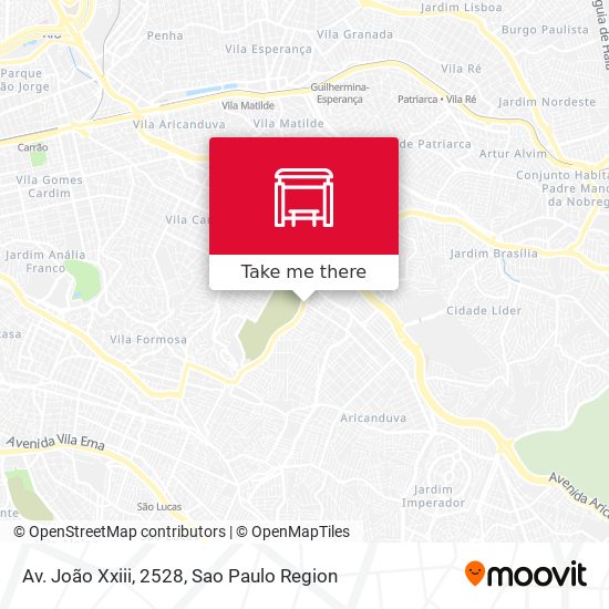 Av. João Xxiii, 2528 map