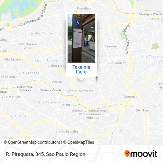 R. Piraquara, 345 map