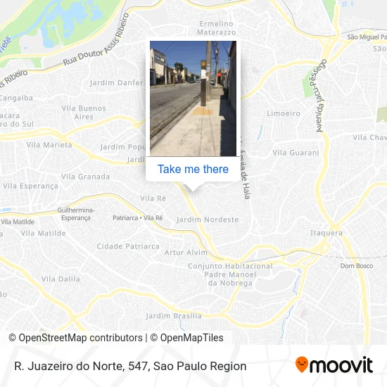 R. Juazeiro do Norte, 547 map