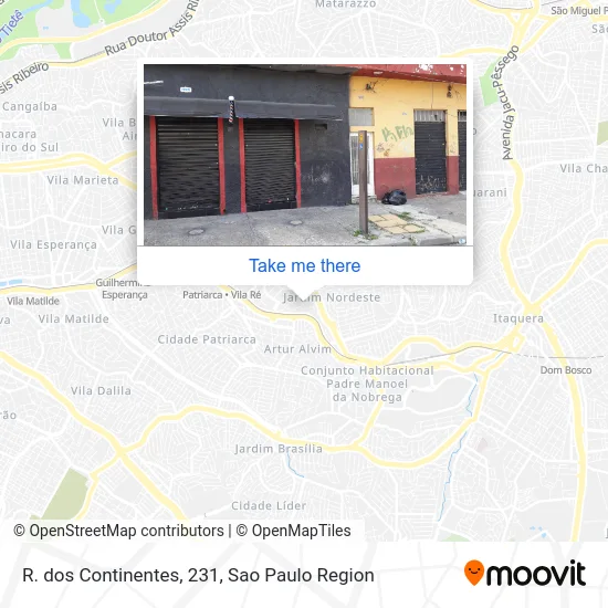 R. dos Continentes, 231 map