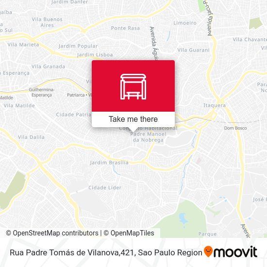Rua Padre Tomás de Vilanova,421 map
