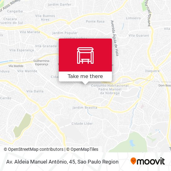 Av. Aldeia Manuel Antônio, 45 map