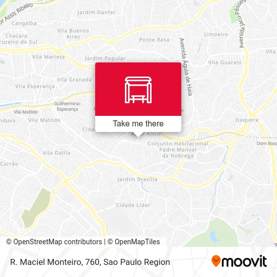 R. Maciel Monteiro, 760 map