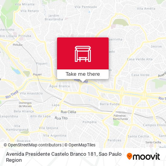 Avenida Presidente Castelo Branco 181 map