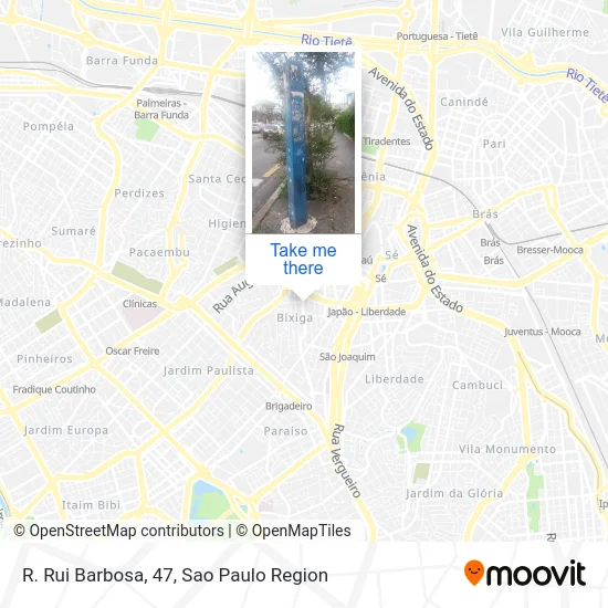 R. Rui Barbosa, 47 map