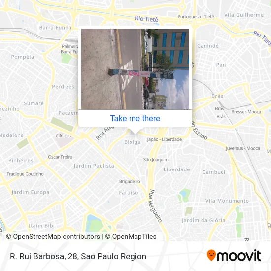 R. Rui Barbosa, 28 map