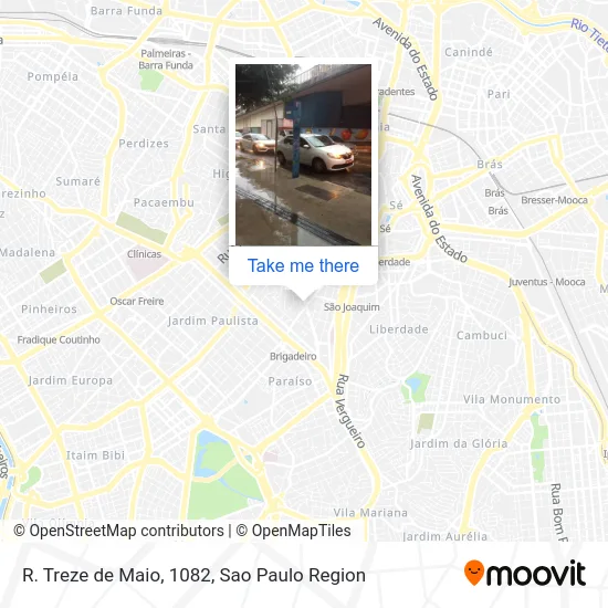 R. Treze de Maio, 1082 map